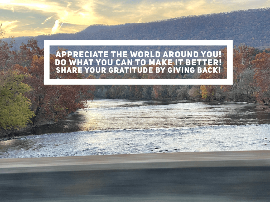 Appreciation, Gratitude, and Thanksgiving!